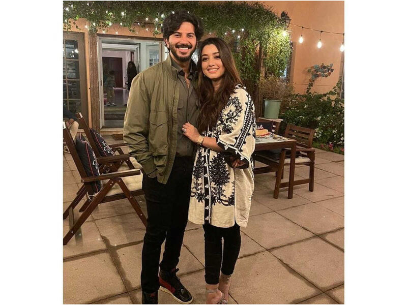 Dq with his wife