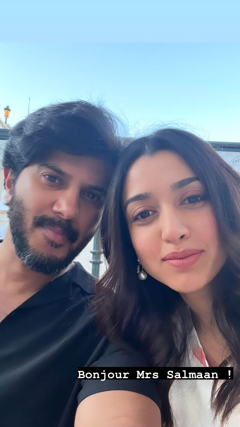 Dq with his wife
