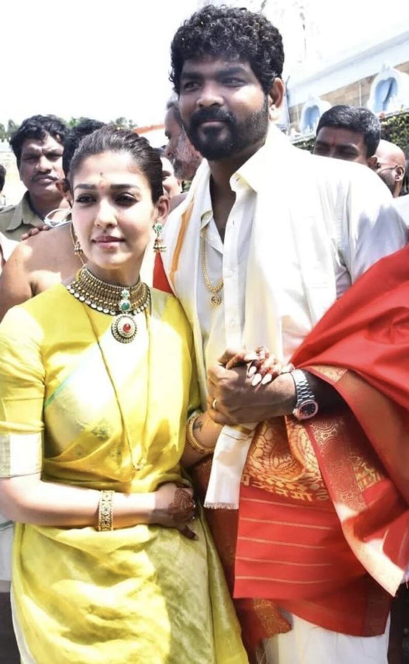 Vignesh shivan nayanthara tirupathi visit