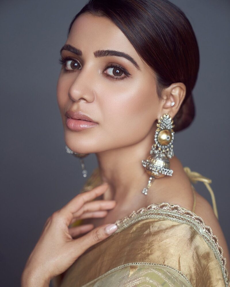 Samantha prabhu new blue berry clicks