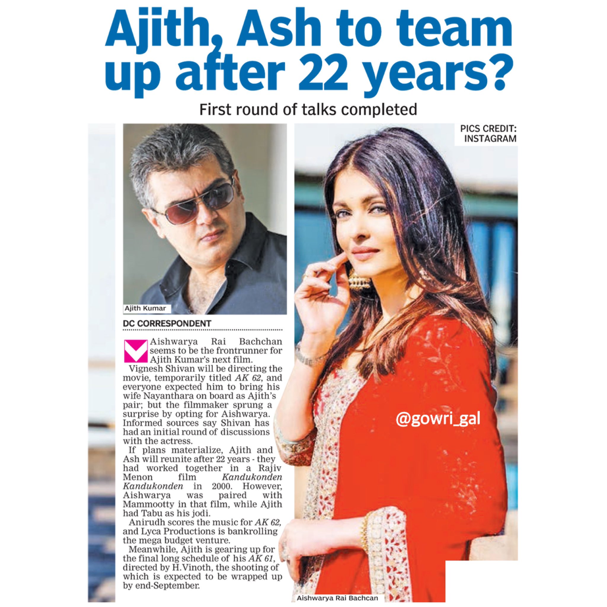 Ajith ak62 update