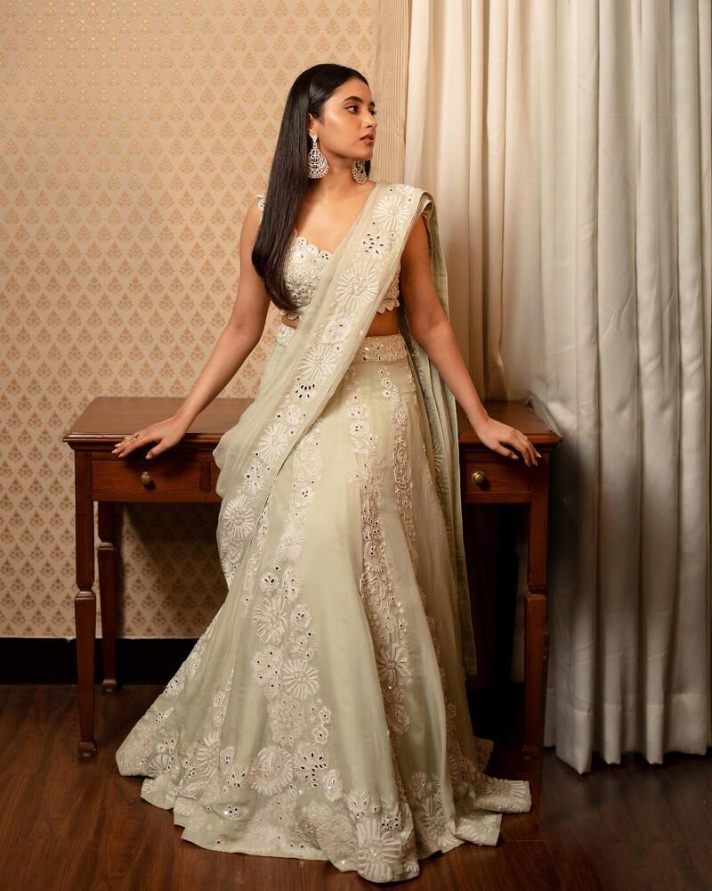 Priyanka mohan new hotsaree