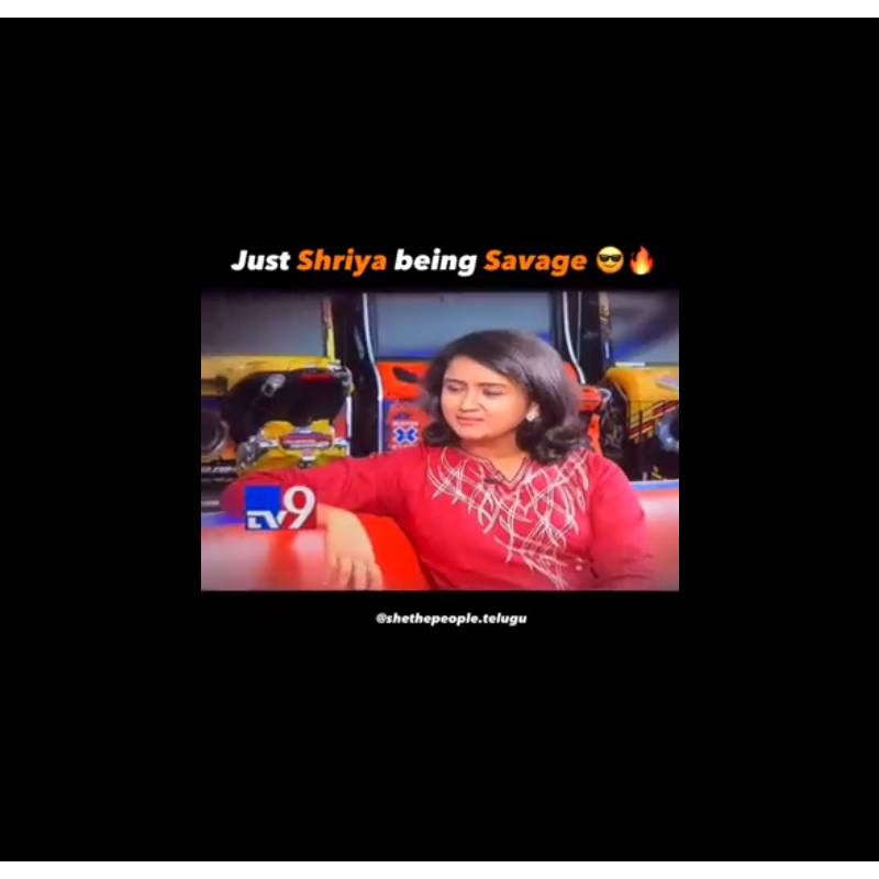 Shriya latest video reply