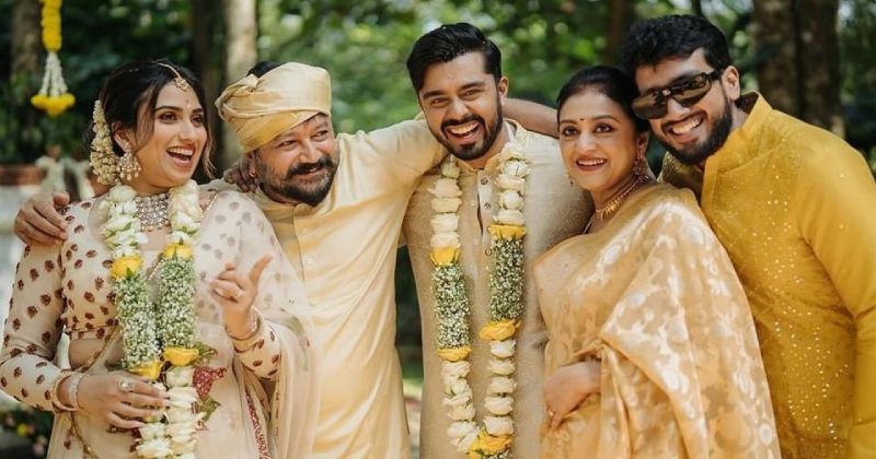 Jayaram daughter engagement clicks