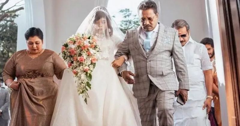 Karunas daughter wedding clicks