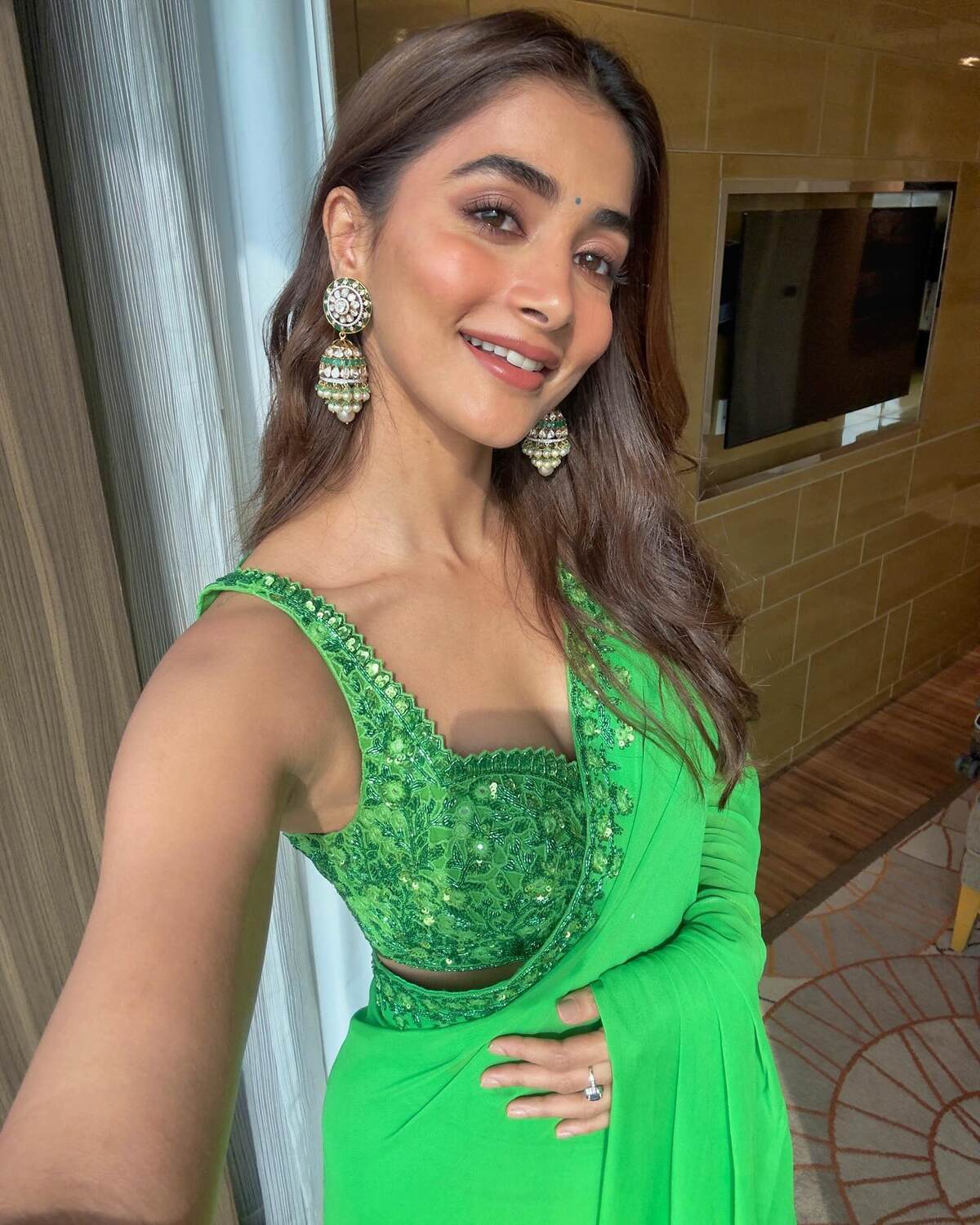 Pooja hegde new clicks on demand