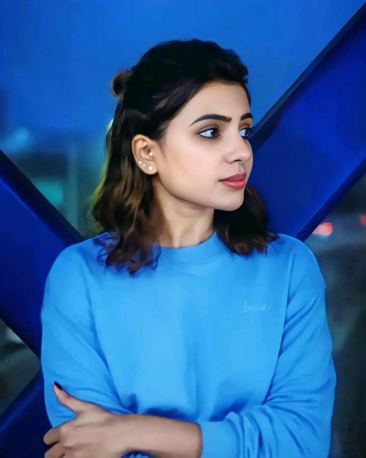 Samantha gym new workout clicks viral