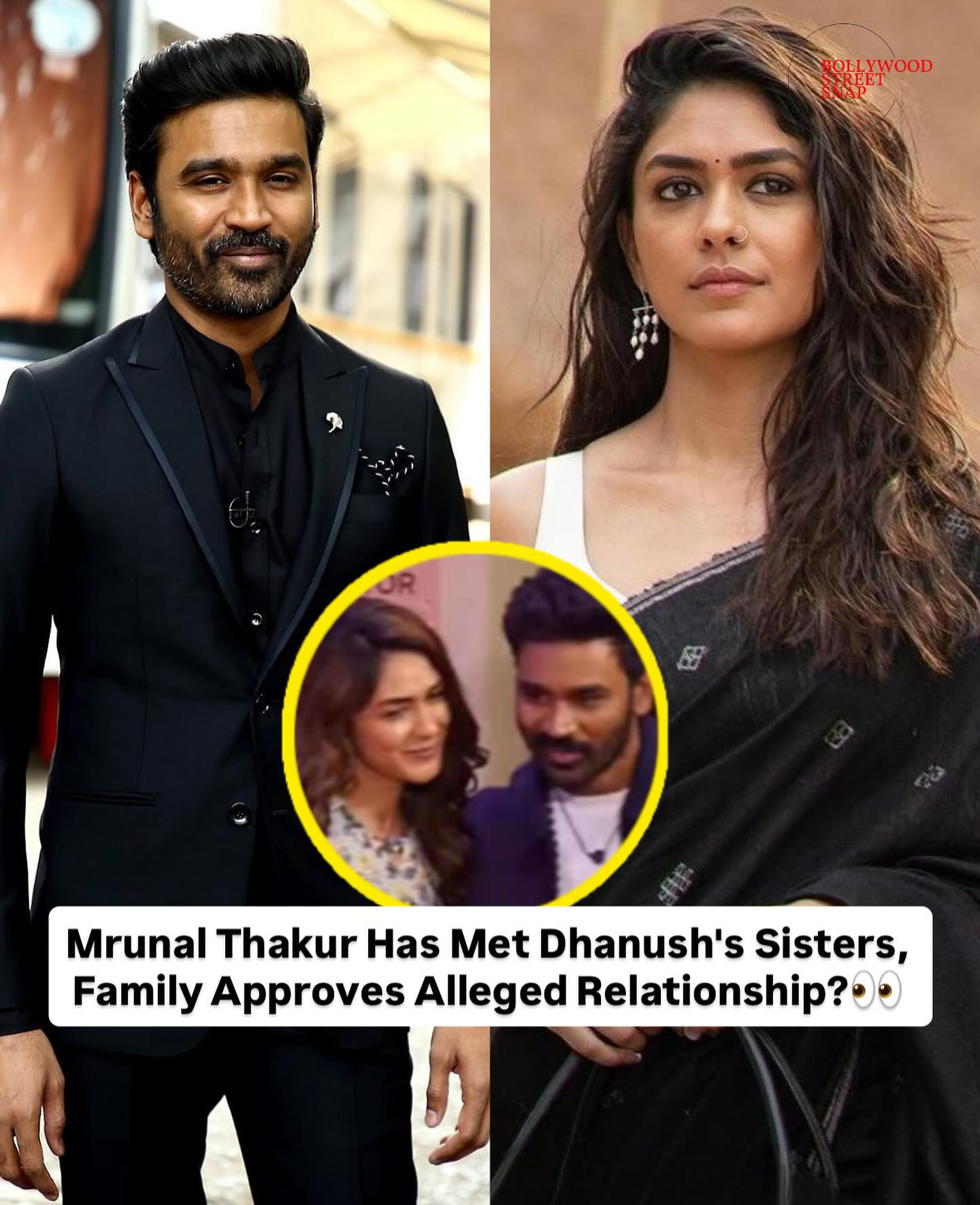 Mrunal thakur dhanush both on date vedio