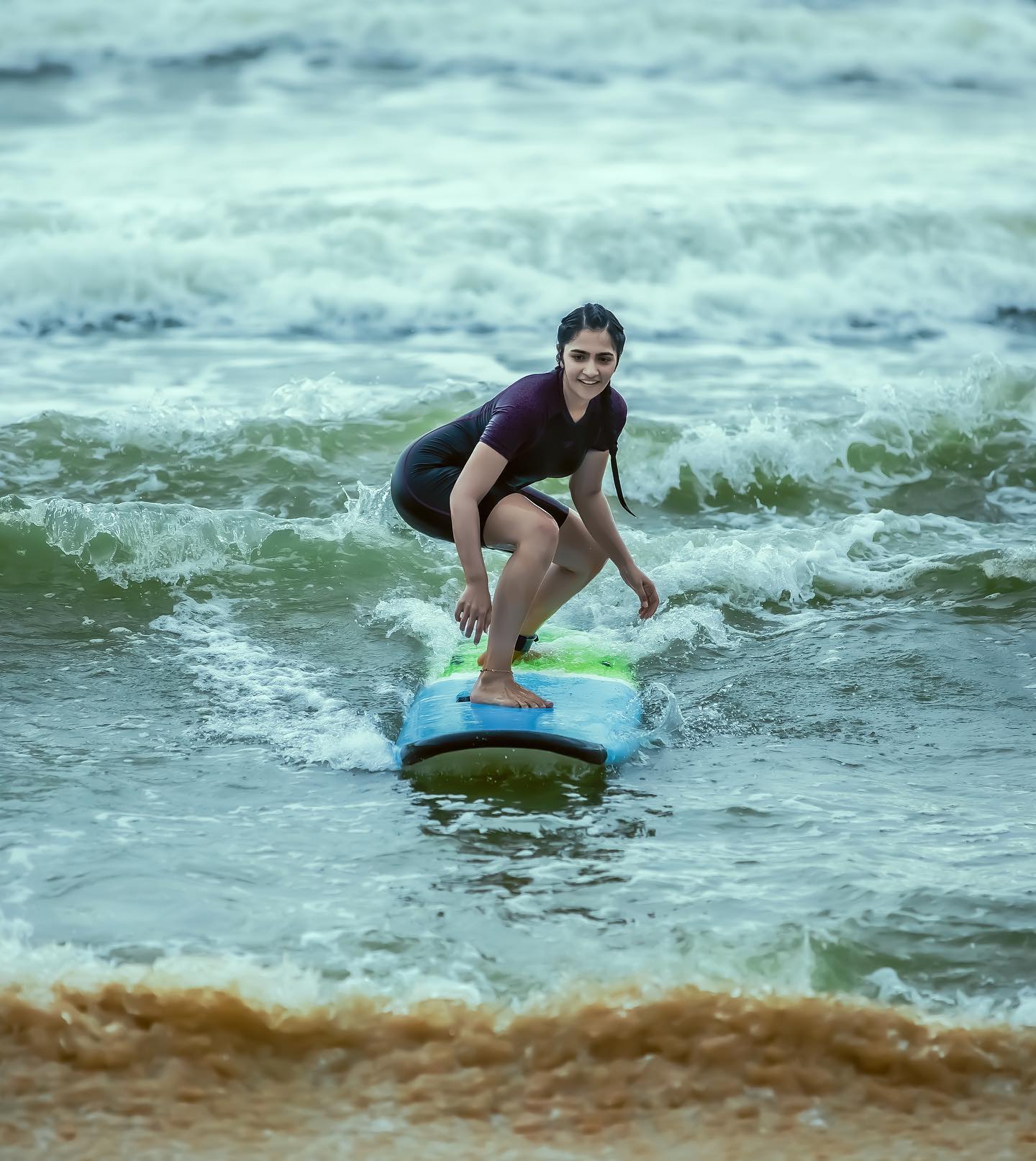 Rukmini vasanth the kanthara actress beach clicks
