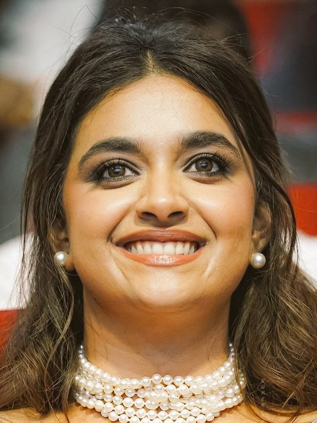 Keerthy suresh in saree to event