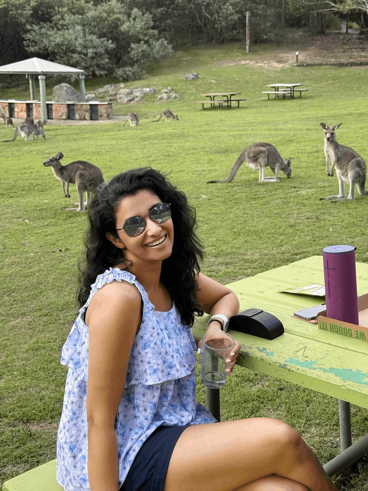 Priya bhavani shankar australia trip kangaroo photo viral