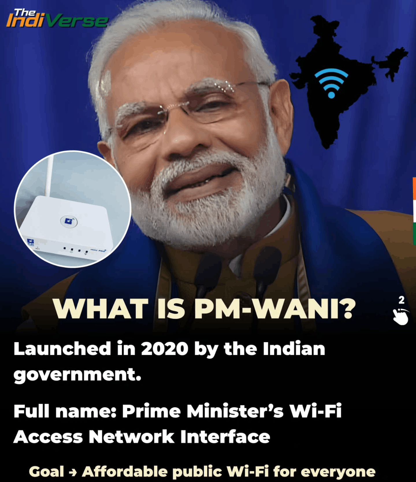 Pm wani public wifi india rs6 1gb tamil explained``