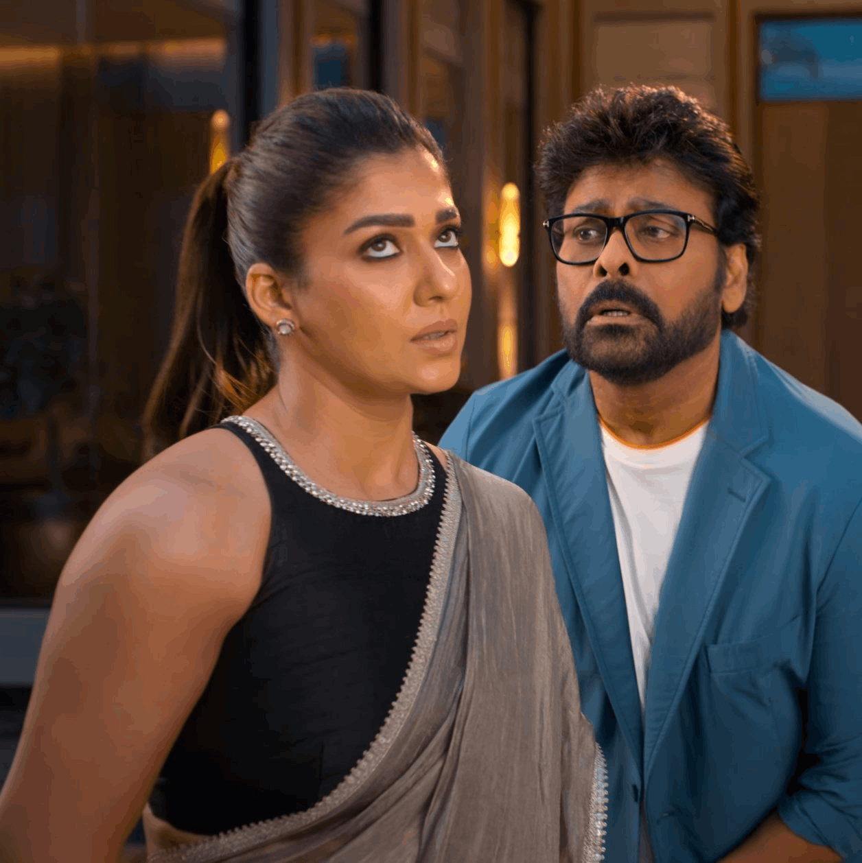 Nayanthara chiranjeevi romantic duet meesaala pilla