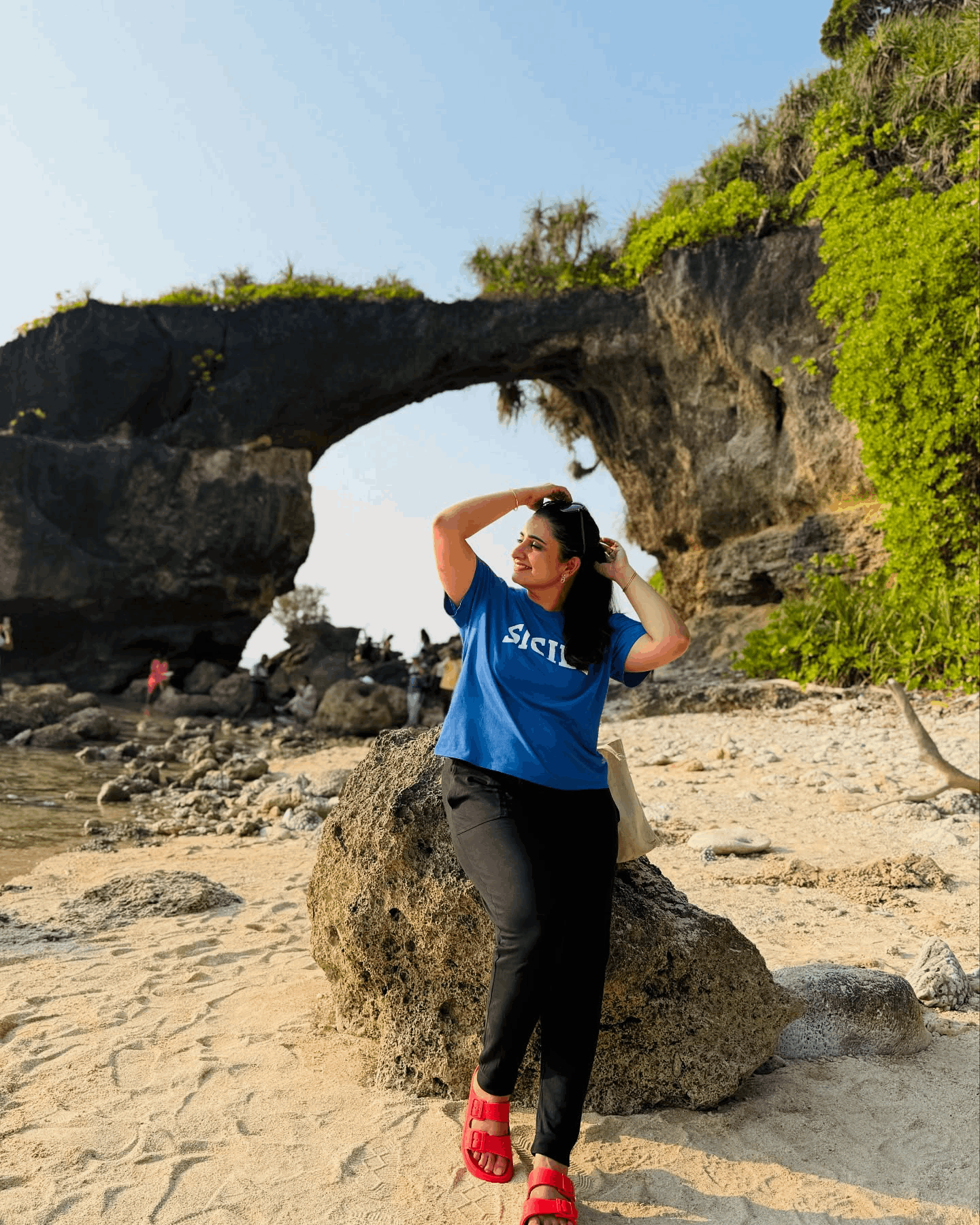 Sujitha dhanush andaman trip tamil tv actress