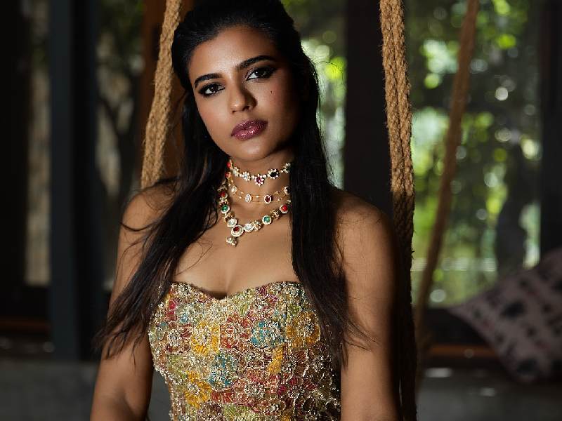 Aishwarya rajesh diwali look chennai actress