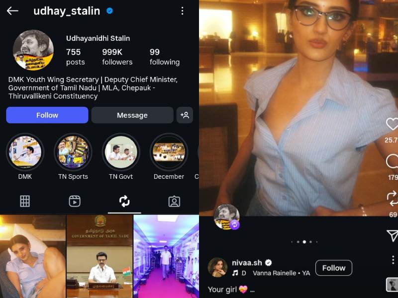 Udhayanidhi stalin tamilnadu deputy cm nivashini post socialmedia issue