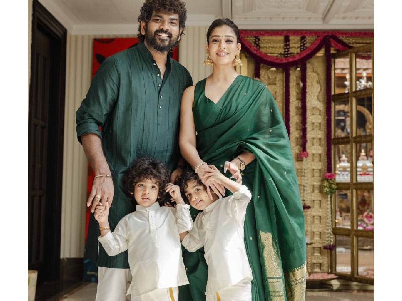 Nayanthara diwali family photos 2025 celebration