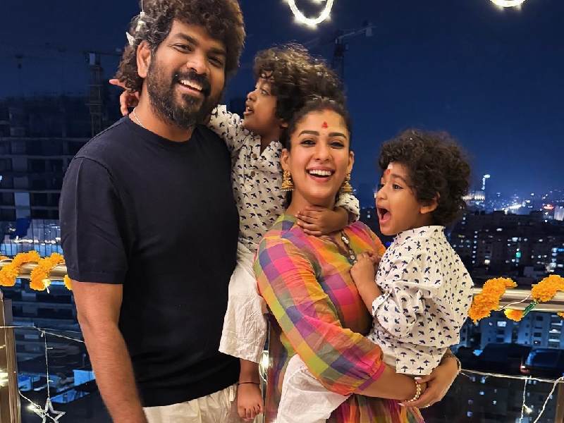 Nayanthara diwali family photos 2025 celebration
