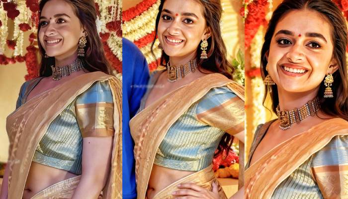 Keerthy suresh instagram reel with dog viral