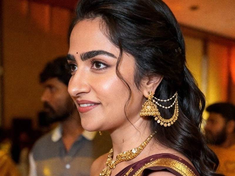 Rukmini vasanth tamil kantara movie fans selfie
