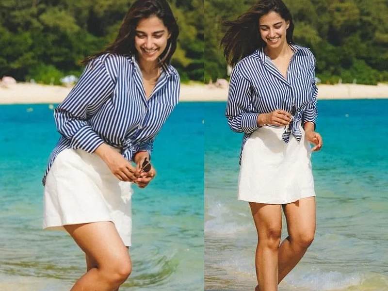 Meenakshi chaudhary bali vacation relaxing trip