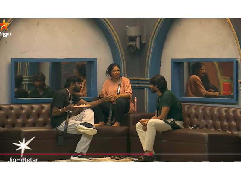 Bigg boss tamil 9 sabari parvathy controversy vijay sethupathi response
