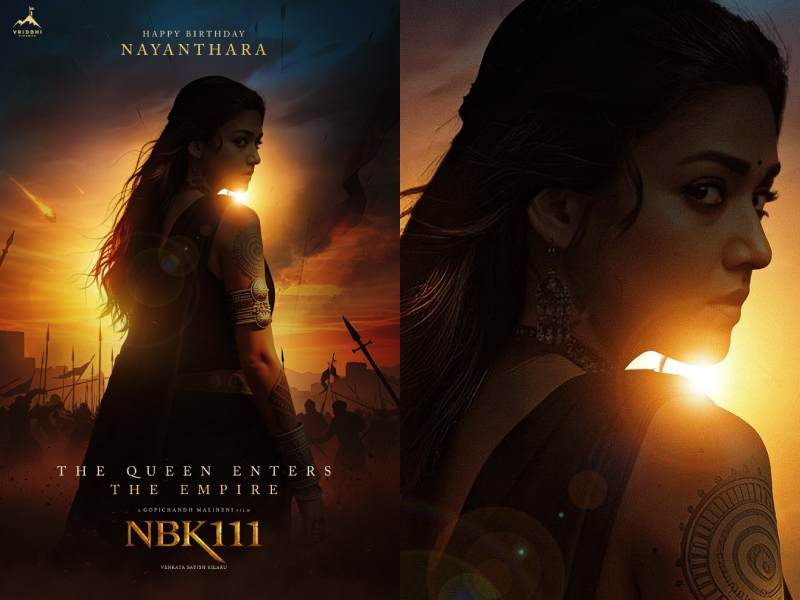 Nayanthara queen entry in nbk111 historical film