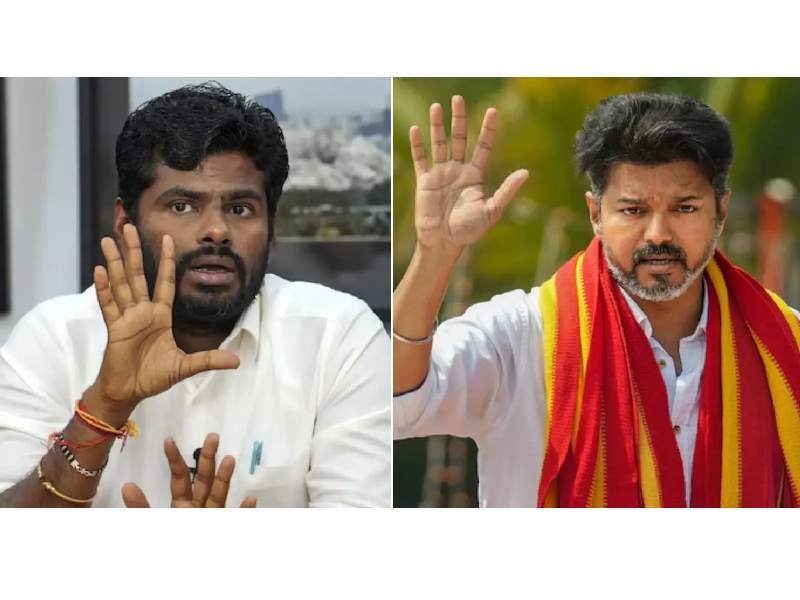 Annamalai slams dmk critiques vijay